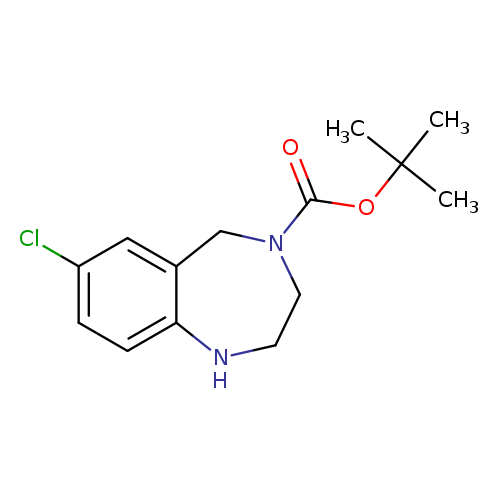 Clc1ccc2c(c1)CN(CCN2)C(=O)OC(C)(C)C