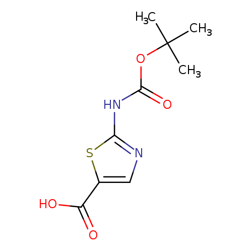 O=C(Nc1ncc(s1)C(=O)O)OC(C)(C)C