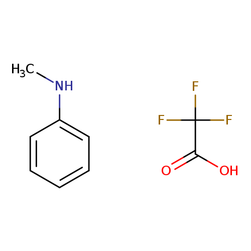 OC(=O)C(F)(F)F.CNc1ccccc1