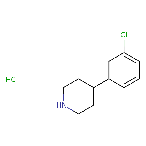 Clc1cccc(c1)C1CCNCC1.Cl