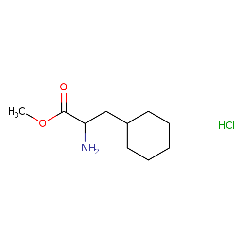 COC(=O)C(CC1CCCCC1)N.Cl
