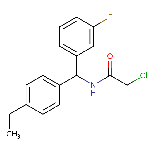 ClCC(=O)NC(c1cccc(c1)F)c1ccc(cc1)CC