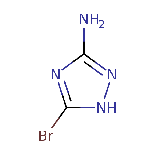 Nc1n[nH]c(n1)Br