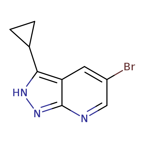 Brc1cnc2c(c1)c([nH]n2)C1CC1