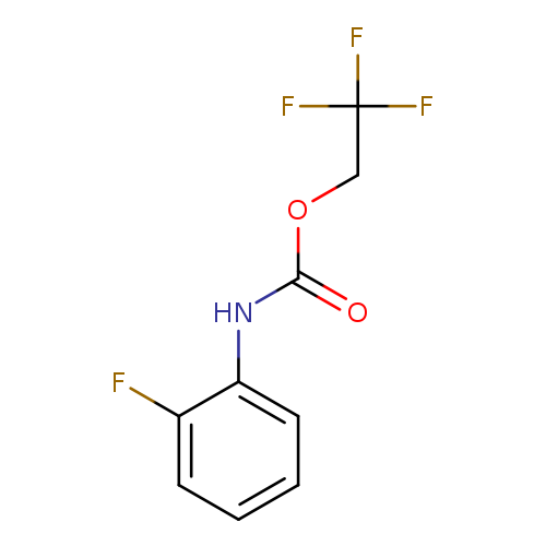 O=C(Nc1ccccc1F)OCC(F)(F)F