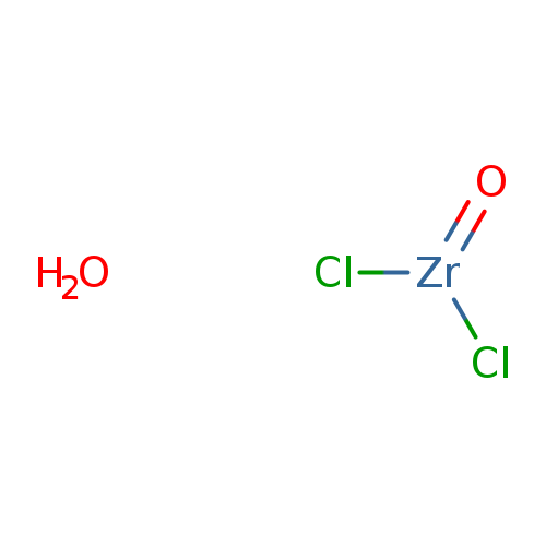 Cl[Zr](=O)Cl.O