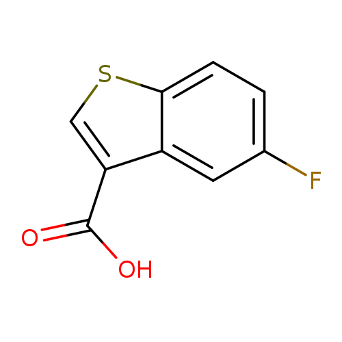 Fc1ccc2c(c1)c(cs2)C(=O)O