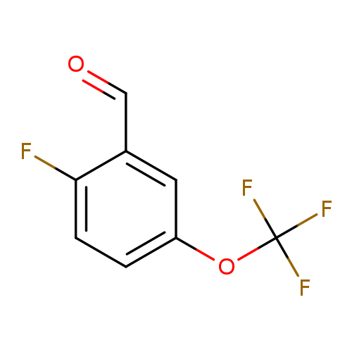 O=Cc1cc(ccc1F)OC(F)(F)F