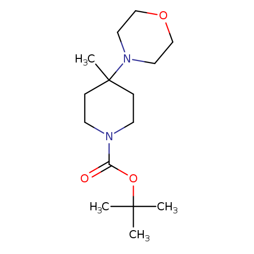 O=C(N1CCC(CC1)(C)N1CCOCC1)OC(C)(C)C