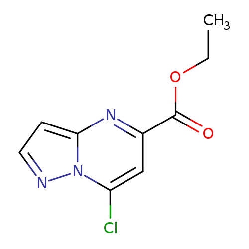 CCOC(=O)c1cc(Cl)n2c(n1)ccn2