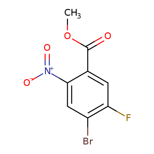 COC(=O)c1cc(F)c(cc1[N+](=O)[O-])Br