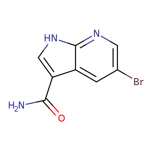 NC(=O)c1c[nH]c2c1cc(Br)cn2