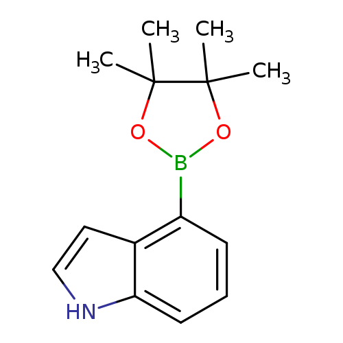 CC1(C)OB(OC1(C)C)c1cccc2c1cc[nH]2