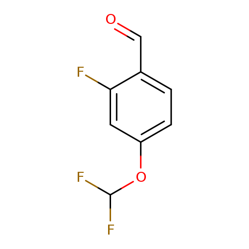 O=Cc1ccc(cc1F)OC(F)F