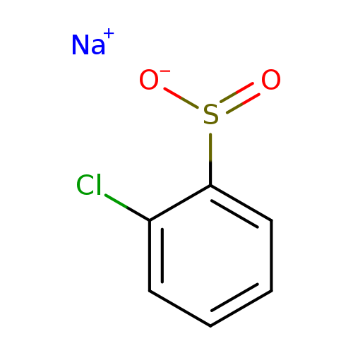 [O-]S(=O)c1ccccc1Cl.[Na+]