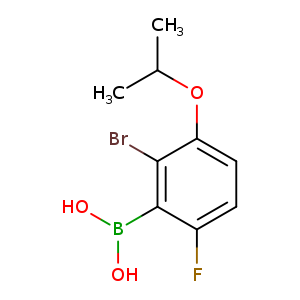 CC(Oc1ccc(c(c1Br)B(O)O)F)C