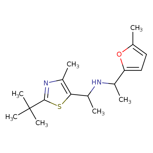 Cc1ccc(o1)C(NC(c1sc(nc1C)C(C)(C)C)C)C
