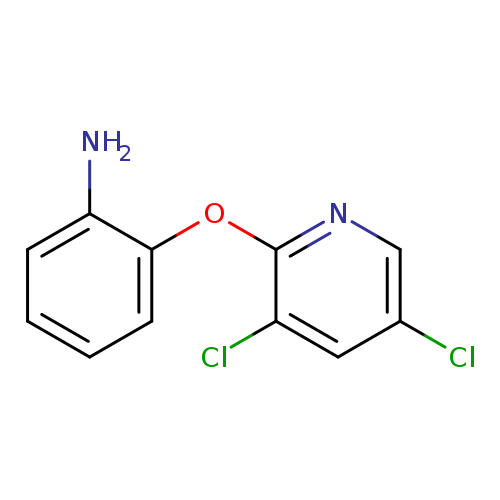 Clc1cnc(c(c1)Cl)Oc1ccccc1N