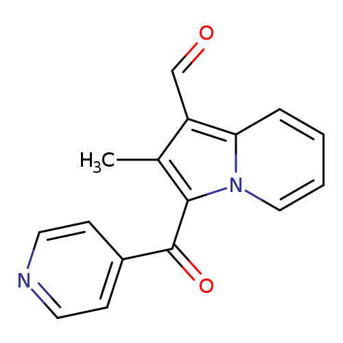 O=Cc1c2ccccn2c(c1C)C(=O)c1ccncc1