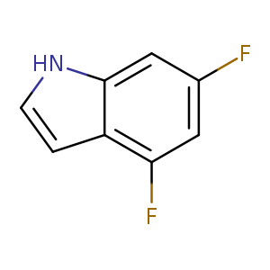Fc1cc(F)c2c(c1)[nH]cc2