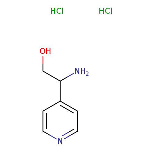 OCC(c1ccncc1)N.Cl.Cl
