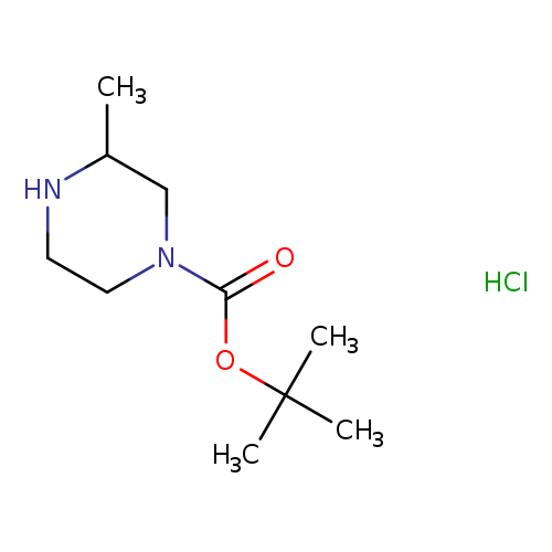 CC1NCCN(C1)C(=O)OC(C)(C)C.Cl