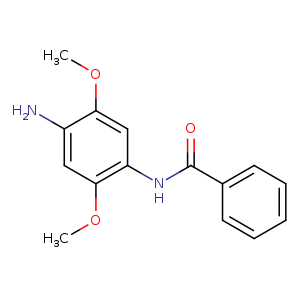 COc1cc(N)c(cc1NC(=O)c1ccccc1)OC