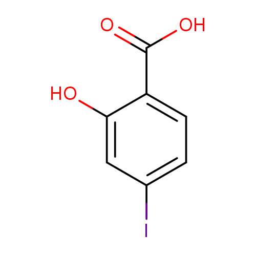 Ic1ccc(c(c1)O)C(=O)O