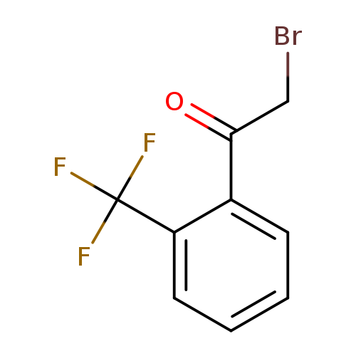 BrCC(=O)c1ccccc1C(F)(F)F