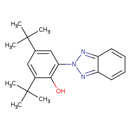 Oc1c(cc(cc1C(C)(C)C)C(C)(C)C)n1nc2c(n1)cccc2