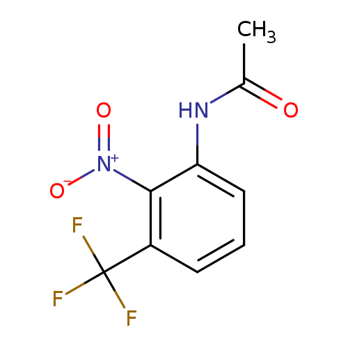 CC(=O)Nc1cccc(c1[N+](=O)[O-])C(F)(F)F