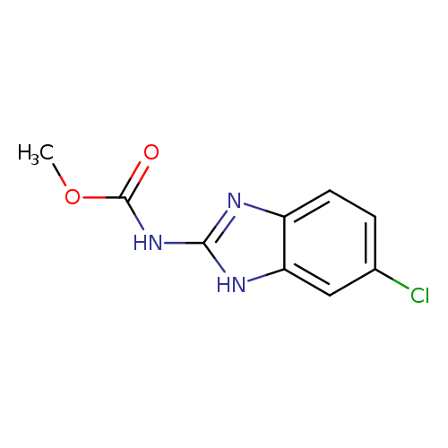 COC(=O)Nc1nc2c([nH]1)cc(cc2)Cl