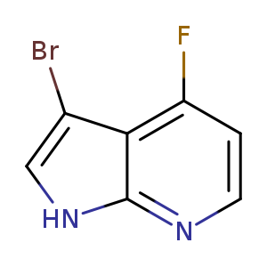 Fc1ccnc2c1c(Br)c[nH]2