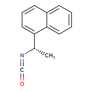 O=C=N[C@H](c1cccc2c1cccc2)C