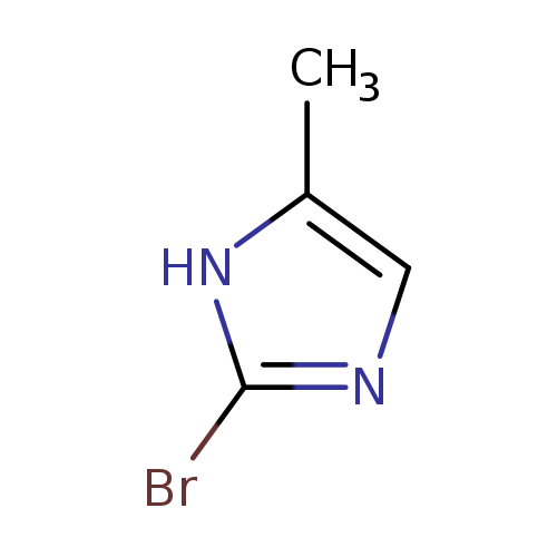 Cc1cnc([nH]1)Br