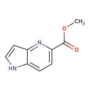 COC(=O)c1ccc2c(n1)cc[nH]2