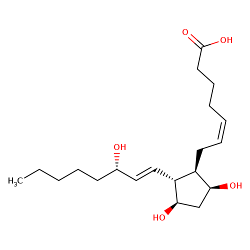 CCCCC[C@@H](/C=C/[C@H]1[C@H](O)C[C@@H]([C@@H]1C/C=C\CCCC(=O)O)O)O