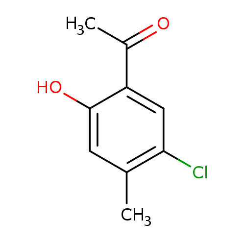 CC(=O)c1cc(Cl)c(cc1O)C