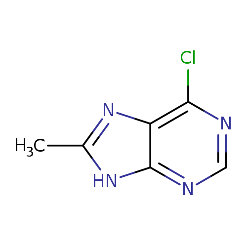 Cc1nc2c([nH]1)ncnc2Cl