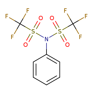 FC(S(=O)(=O)N(S(=O)(=O)C(F)(F)F)c1ccccc1)(F)F