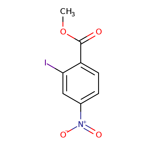 COC(=O)c1ccc(cc1I)[N+](=O)[O-]