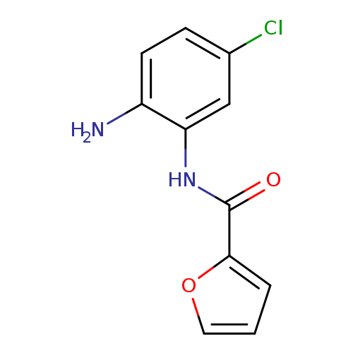 Clc1ccc(c(c1)NC(=O)c1ccco1)N