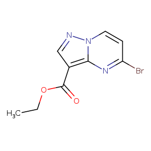 CCOC(=O)c1cnn2c1nc(Br)cc2