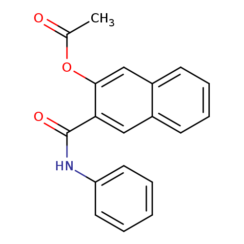 CC(=O)Oc1cc2ccccc2cc1C(=O)Nc1ccccc1