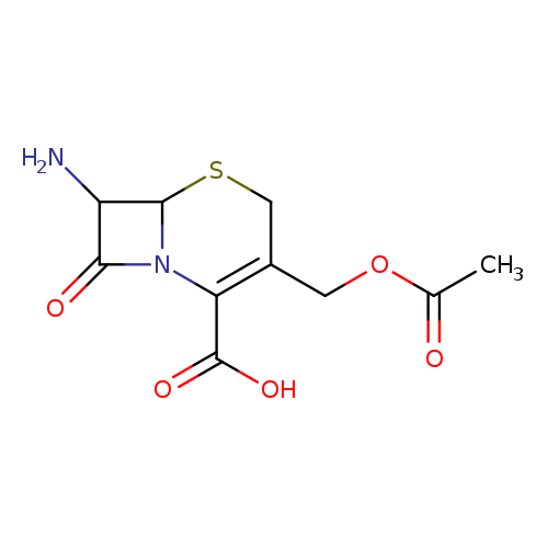 CC(=O)OCC1=C(C(=O)O)N2C(SC1)C(C2=O)N