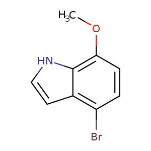 COc1ccc(c2c1[nH]cc2)Br