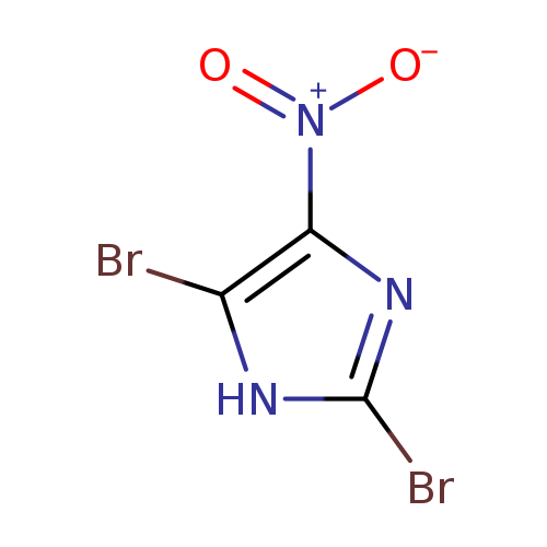 [O-][N+](=O)c1nc([nH]c1Br)Br
