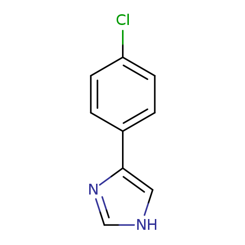 Clc1ccc(cc1)c1nc[nH]c1