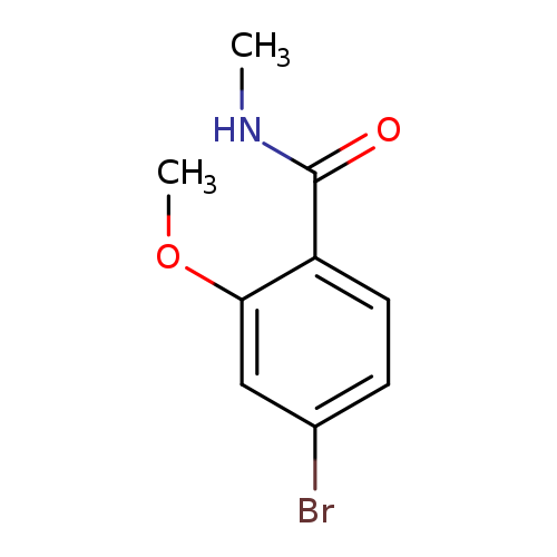 CNC(=O)c1ccc(cc1OC)Br