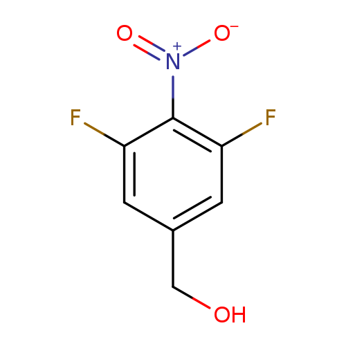 OCc1cc(F)c(c(c1)F)[N+](=O)[O-]